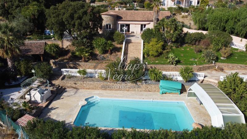 SUPERBE PROPRIÉTÉ VUE MER EN PLEINE NATURE - BORMES LES MIMOSAS