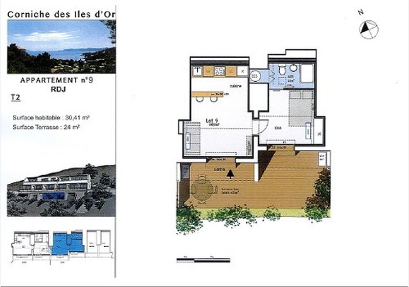 APPARTEMENT T2 LE LAVANDOU