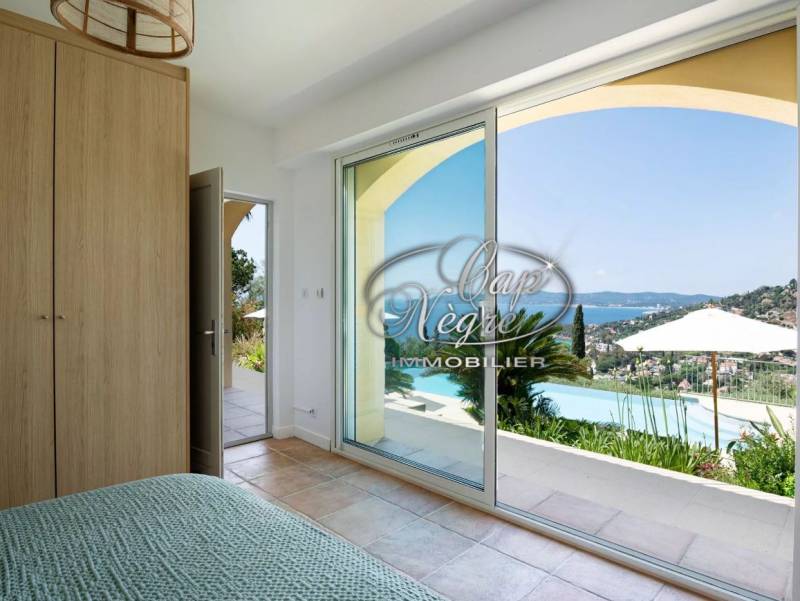 AIGUEBELLE LE LAVANDOU PROPRIETE VUE MER PISCINE