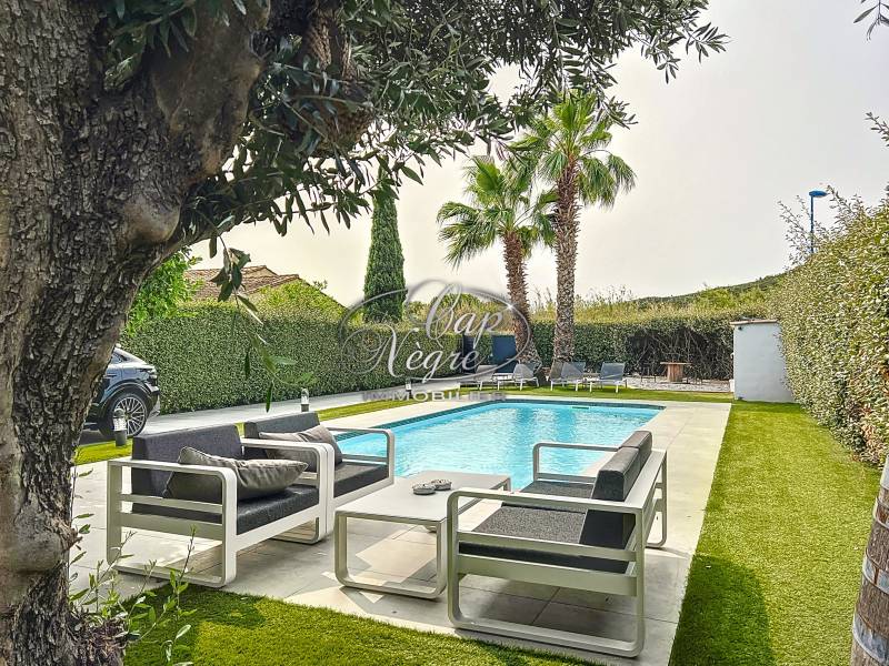 VENDU PAR CAP NÈGRE - VILLA 4/ 5 CHAMBRES PISCINE CLE EN MAIN CALME A BORMES LES MIMOSAS