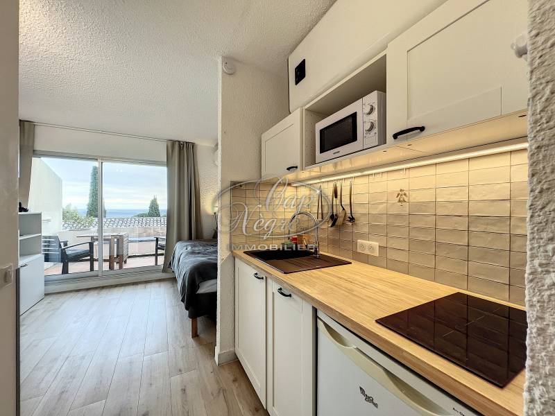 SOUS OFFRE - STUDIO ENTIÈREMENT REFAIT - PLAGE A PIED - PRAMOUSQUIER