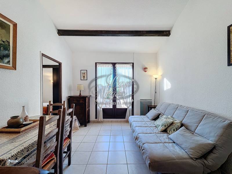 LOCATION SAISONNIÈRE - APPARTEMENT POUR 4 PERSONNES VUE MER RÉSIDENCE AVEC PISCINE À PRAMOUSQUIER