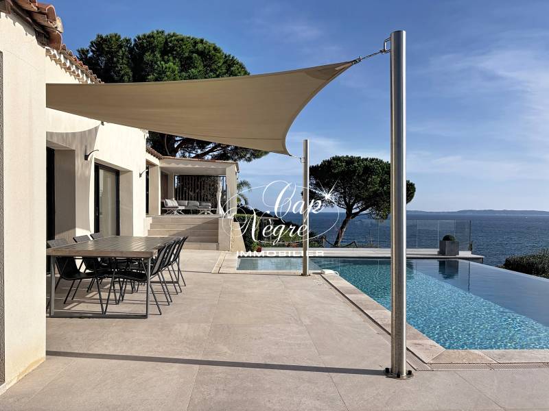 Vue mer panoramique maison Le Lavandou îles d’Or