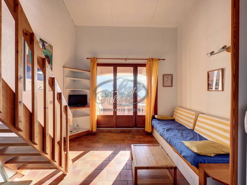 PLAGE A PIED - STUDIO CABINE + MEZZANINE AVEC GRANDE TERRASSE