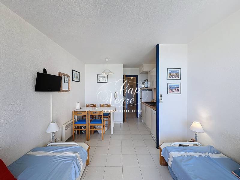 APPARTEMENT T2 À VENDRE AVEC TERRASSE VUE MER RÉSIDENCE PIEDS DANS L’EAU PRAMOUSQUIER