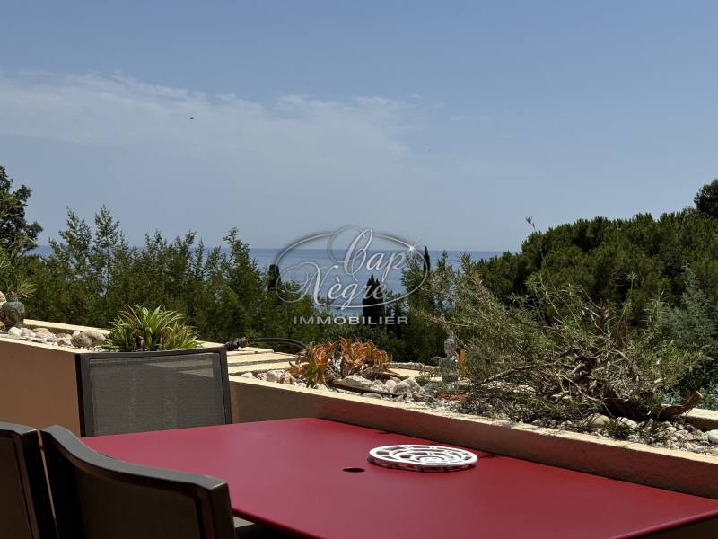 APPARTEMENT VUE MER A VENDRE AU LAVANDOU - T2 EN EXCLUSIVITE A PRAMOUSQUIER