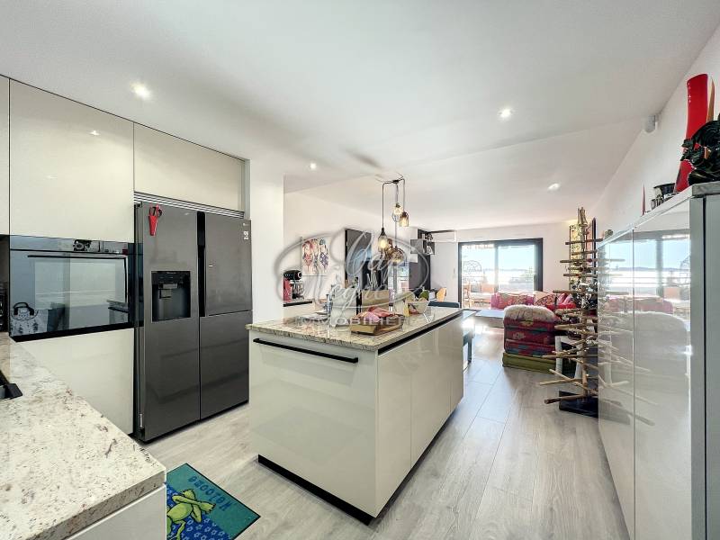 Cuisine américaine en marbre