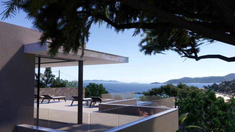 Villa vue mer de prestige au lavandou var