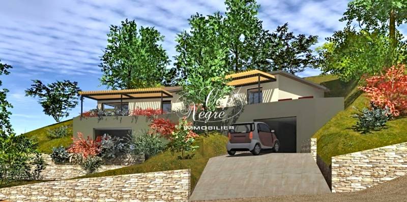 TERRAIN CONSTRUCTIBLE VUE DÉGAGÉE À VENDRE À LA MÔLE - GOLFE DE SAINT TROPEZ