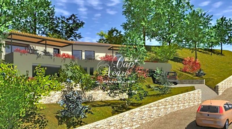 TERRAIN CONSTRUCTIBLE VUE DÉGAGÉE À VENDRE À LA MÔLE - GOLFE DE SAINT TROPEZ