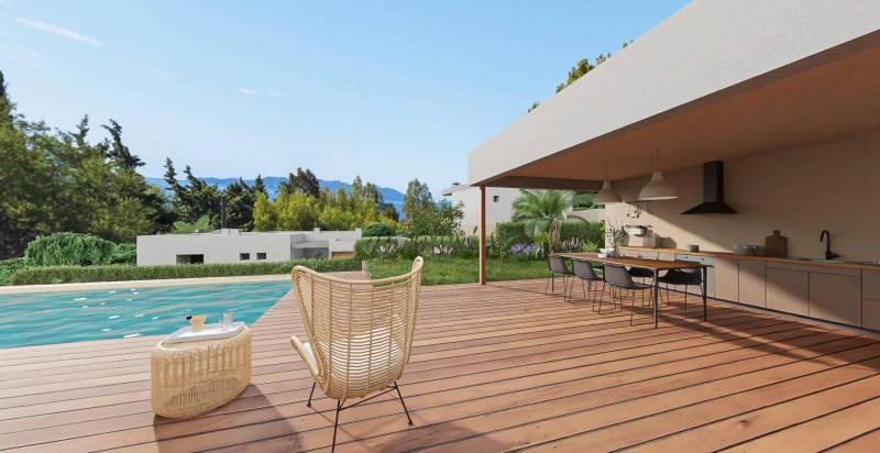 villa californienne vue mer au lavandou