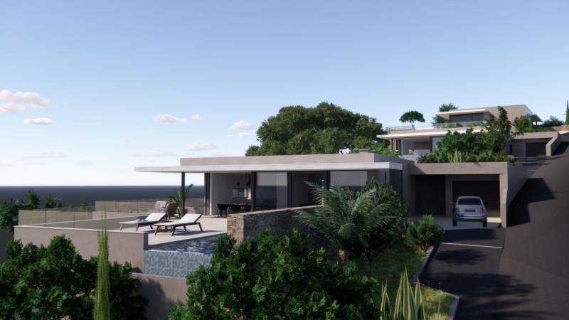 vente propriété vue mer le lavandou à proximité de bormes